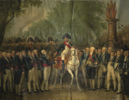 De Intocht van Napoleon te Amsterdam, Matthieu van Bree 1813