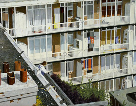 Schilderij uit 1981/82 van Rob Møhlmann (1956)