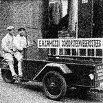 Eerste materiaalwagen van de firma Camozzi, foto van kort na 1930