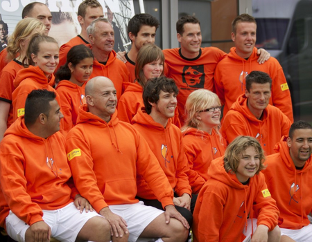 Chris Vos in Team Johan Cruijff Foundation voetbal cup