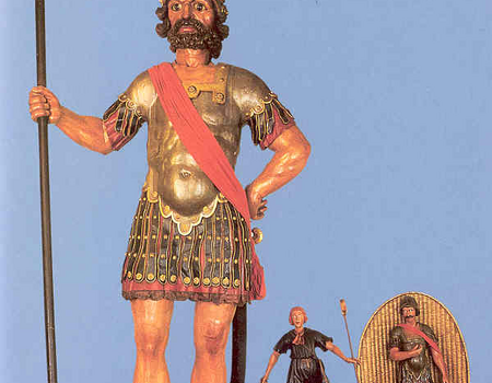 Vinckenbrinck, Albert Jansz, Beeldengroep David, Goliath en zijn schilddrager, 1648-1650