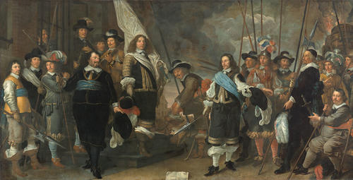 Govert Flinck, Schutters van de compagnie van kapitein Joan Huydecoper en luitenant Frans van Waveren, 1648